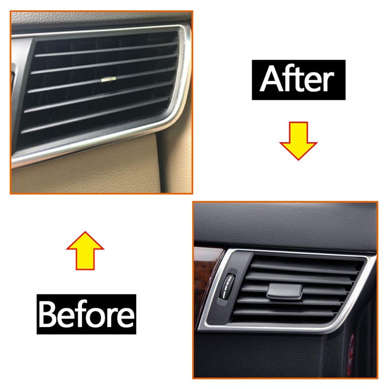 Moonlinks Compatible with Mercedes Benz Front Left Right Air Vent Clips Tabs, Front Row Air Grille Tabs Clip for W166 ML Class 2012-2015 GLE Class 2016-2019 X166 GL Class 2013-2016 GLS Class 2017-2019 - Image 4